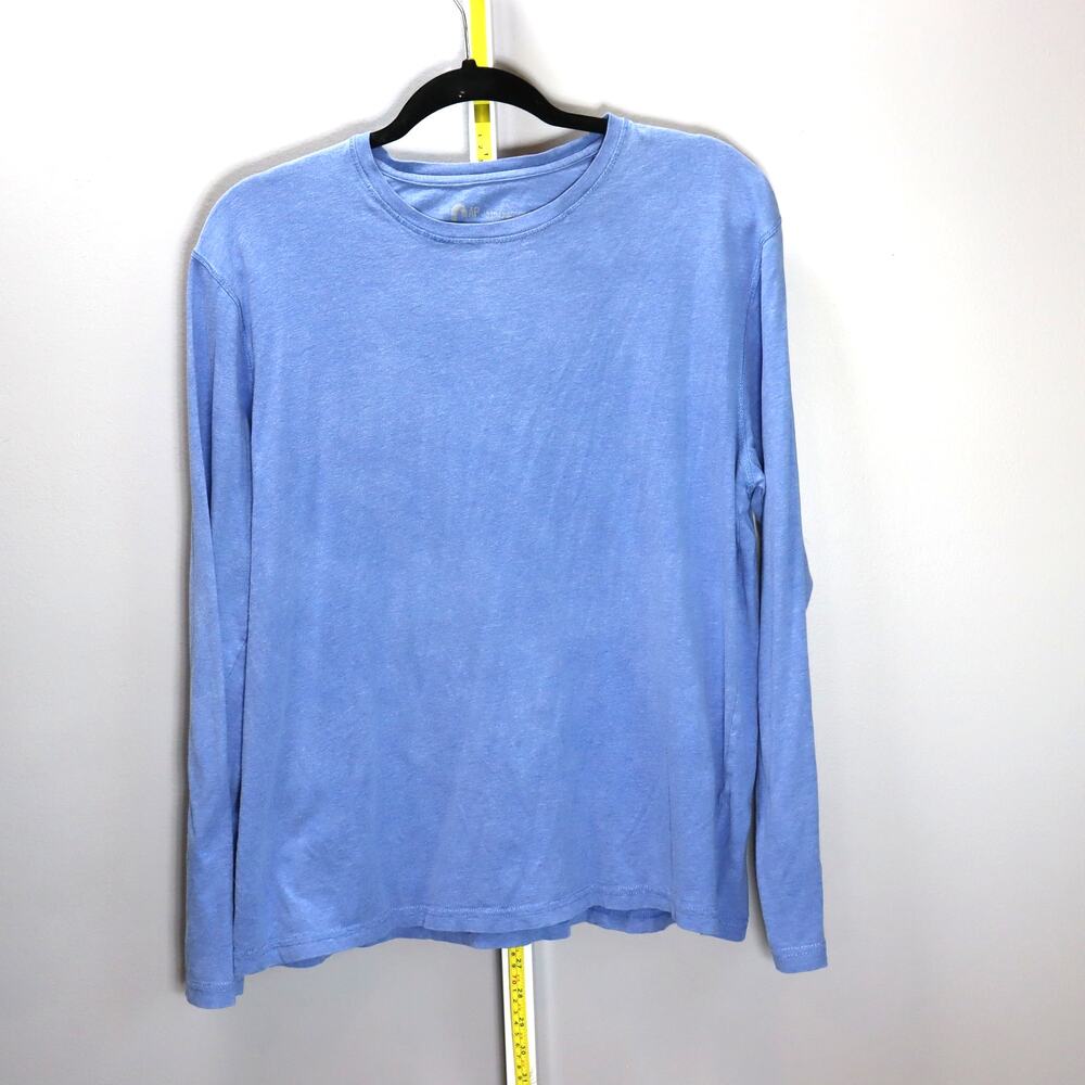 GAP Blue Long Sleeve T‎ Shirt Size L Soft Lightweight Casual Layering Top